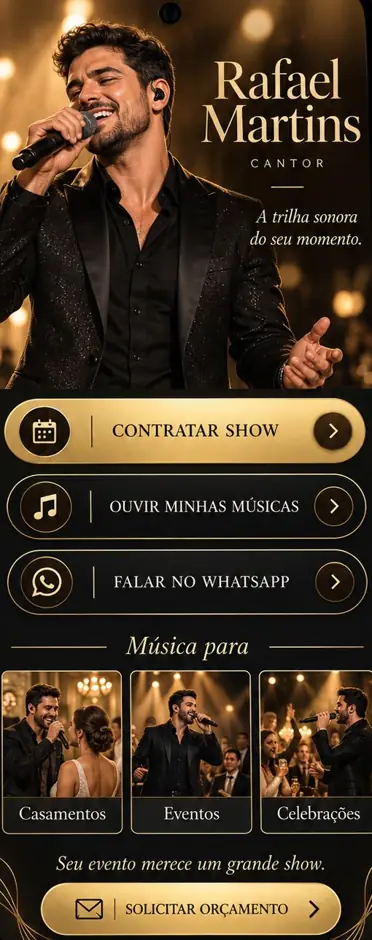 Mini site de exemplo: cantor